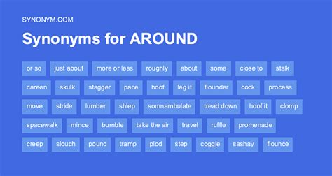 around synonym|another way to say around.